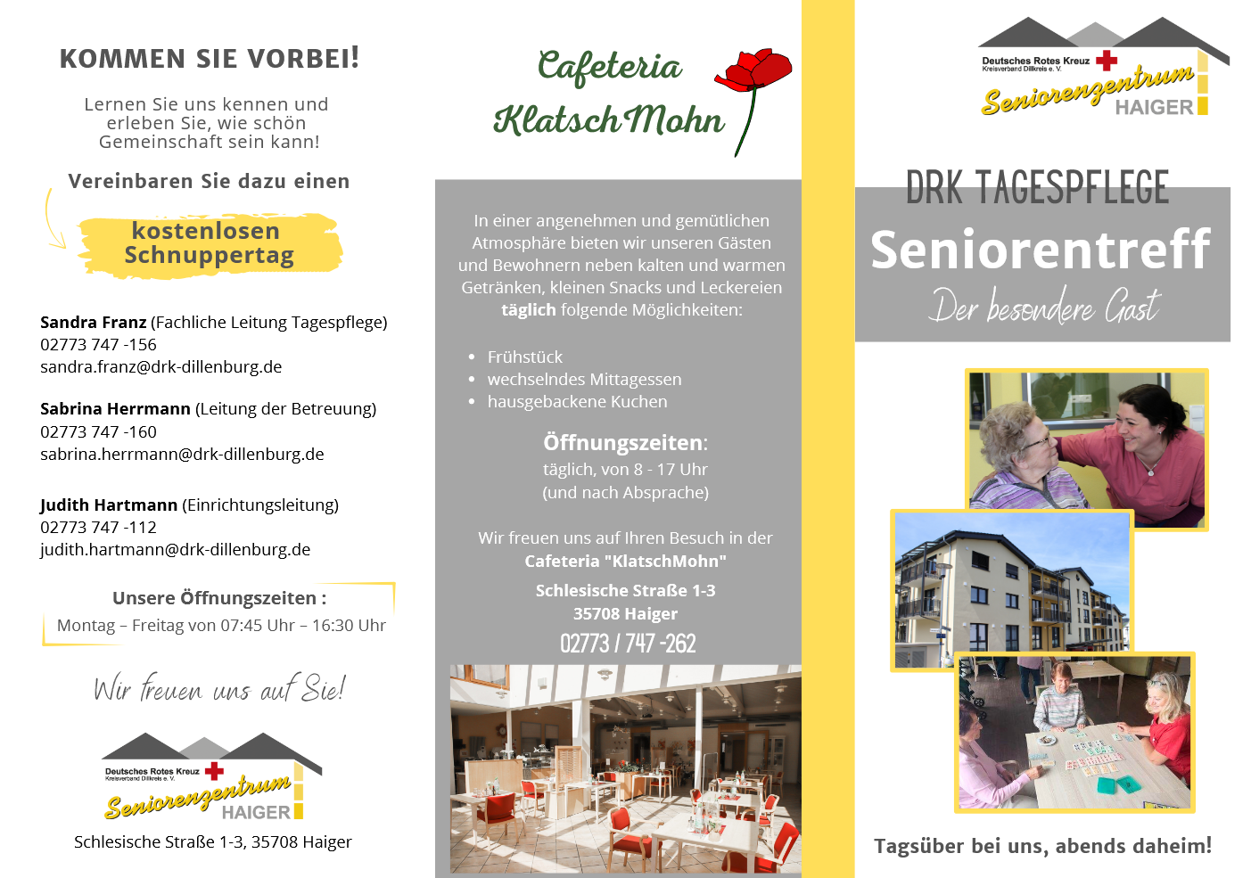 Flyer Tagespflege